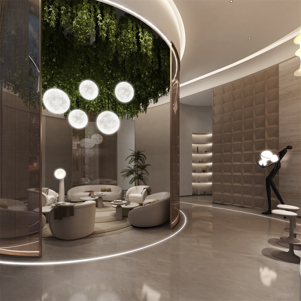 蔓都醫(yī)療美容機構裝修設計案例效果圖