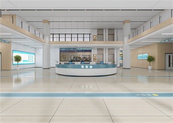 大型門診醫(yī)院裝修設(shè)計案例效果圖