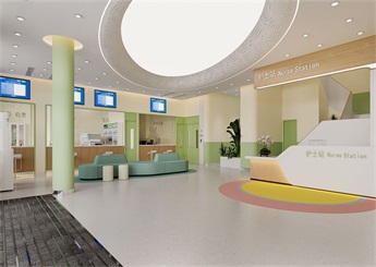 兒童綜合門診部裝修設(shè)計案例效果圖