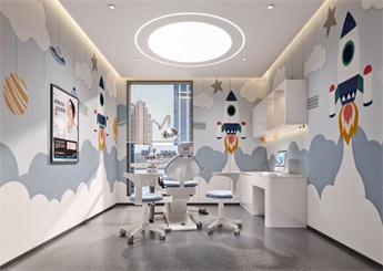 漳平口腔醫(yī)院設(shè)計(jì)裝修案例效果圖