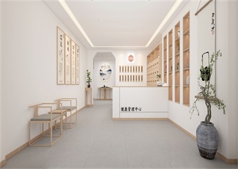 中醫(yī)健康養(yǎng)生館裝修設(shè)計(jì)案例效果圖