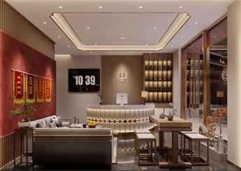 妙手宮中醫(yī)理療館設計裝修效果圖